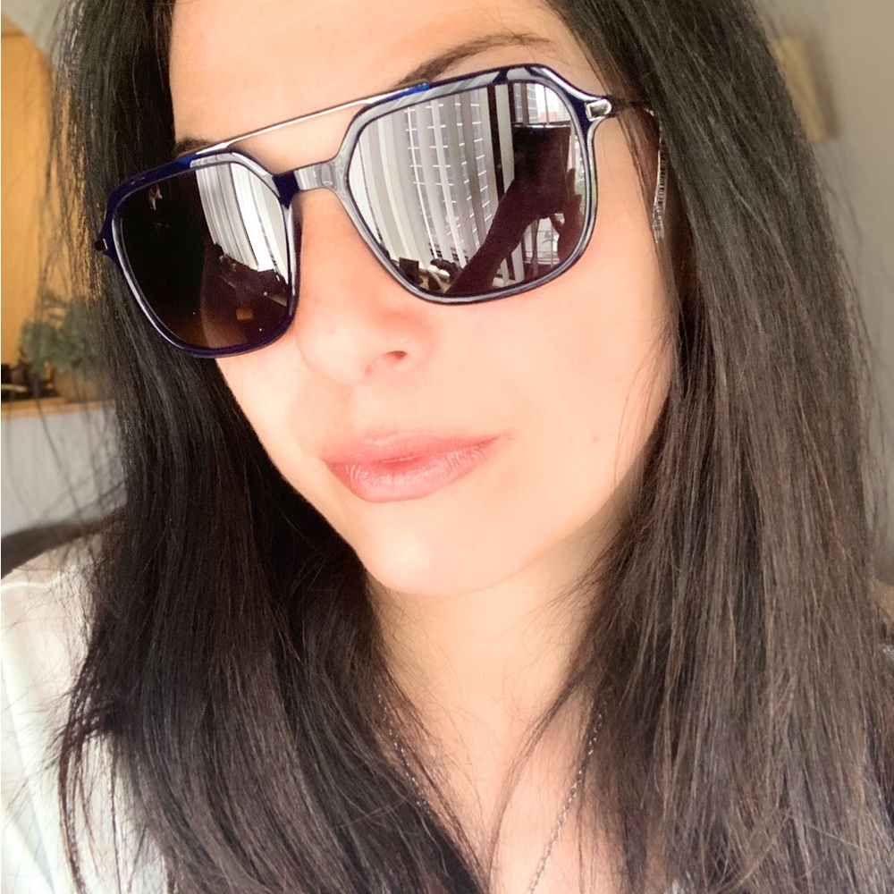Authentic DOLCE & GABBANA 60mm square Acetate/metal logo UNISEX Sunglasses
